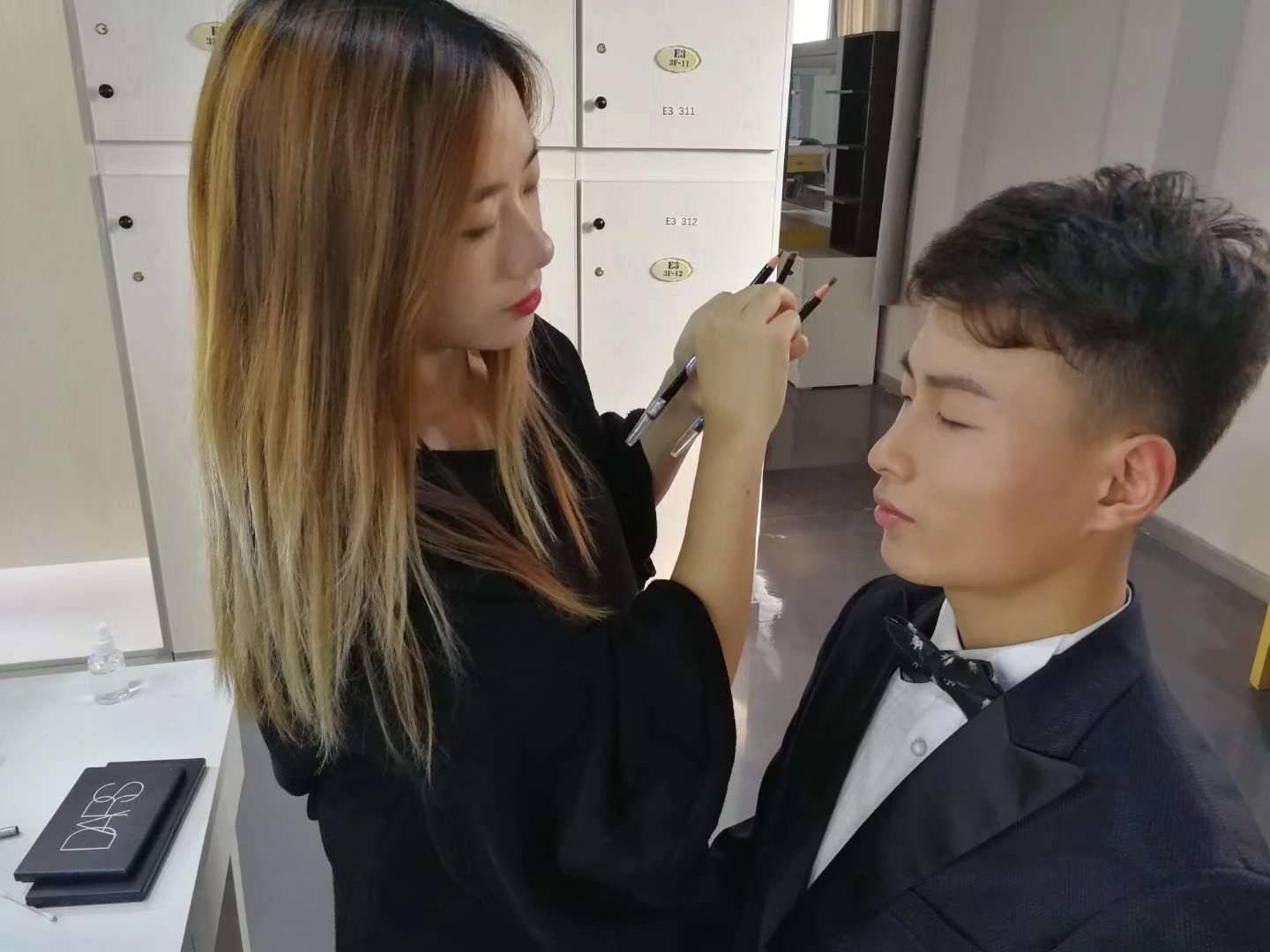 化妆培训中